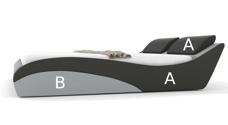 Łóżko Tapicerowane z Pojemnikiem Stilo-2 Premium - obrazek 3