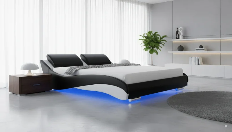 Łóżko do sypialni Stilo-2 Premium Slim Led