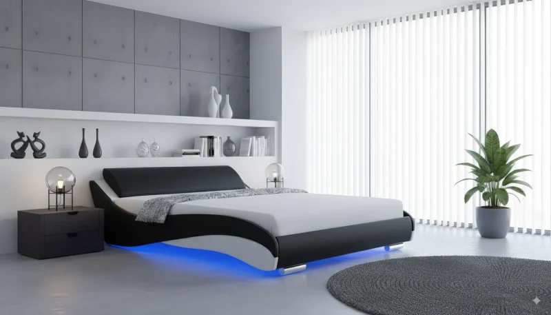 Łóżko do sypialni Stilo-2 Premium Slim Led - obrazek 3