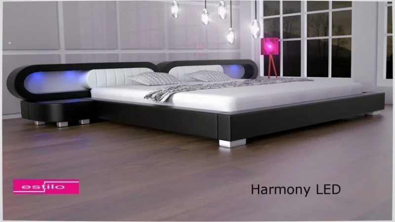 Łóżko do sypialni Harmony 4xLed - obrazek 2